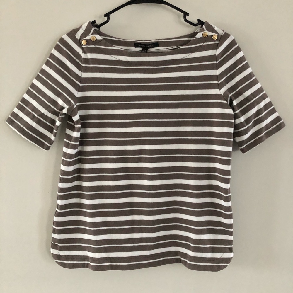 Banana Republic Women’s Top Brown& White XS